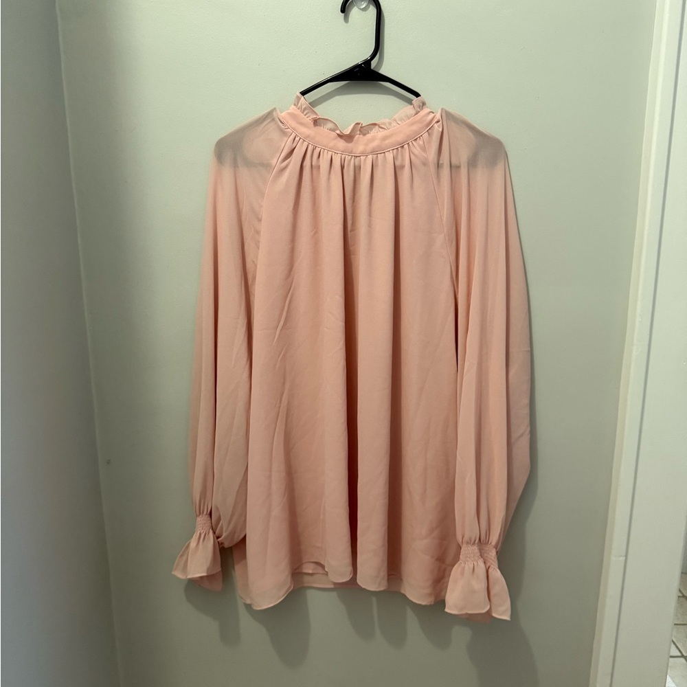Elegant Pink Women's Blouse